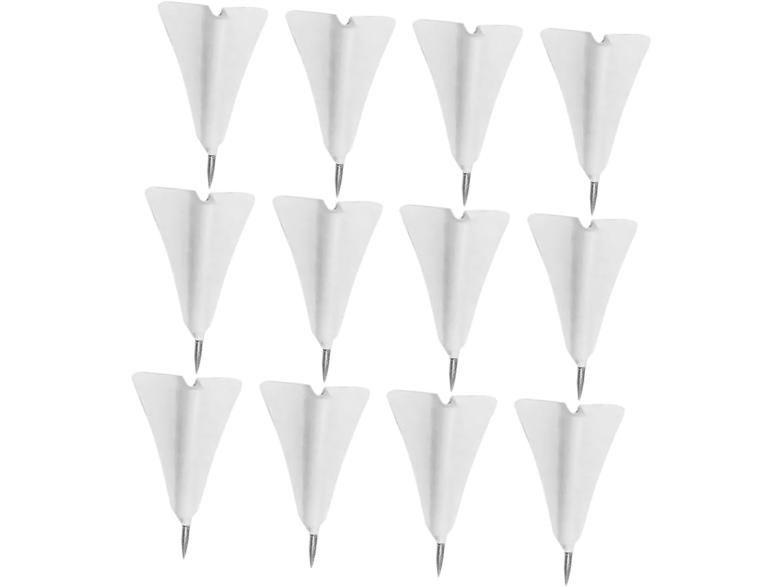 Tachinhas De Papel Série 5, Redondas Para Mapas, Avião, Pequenas Aço