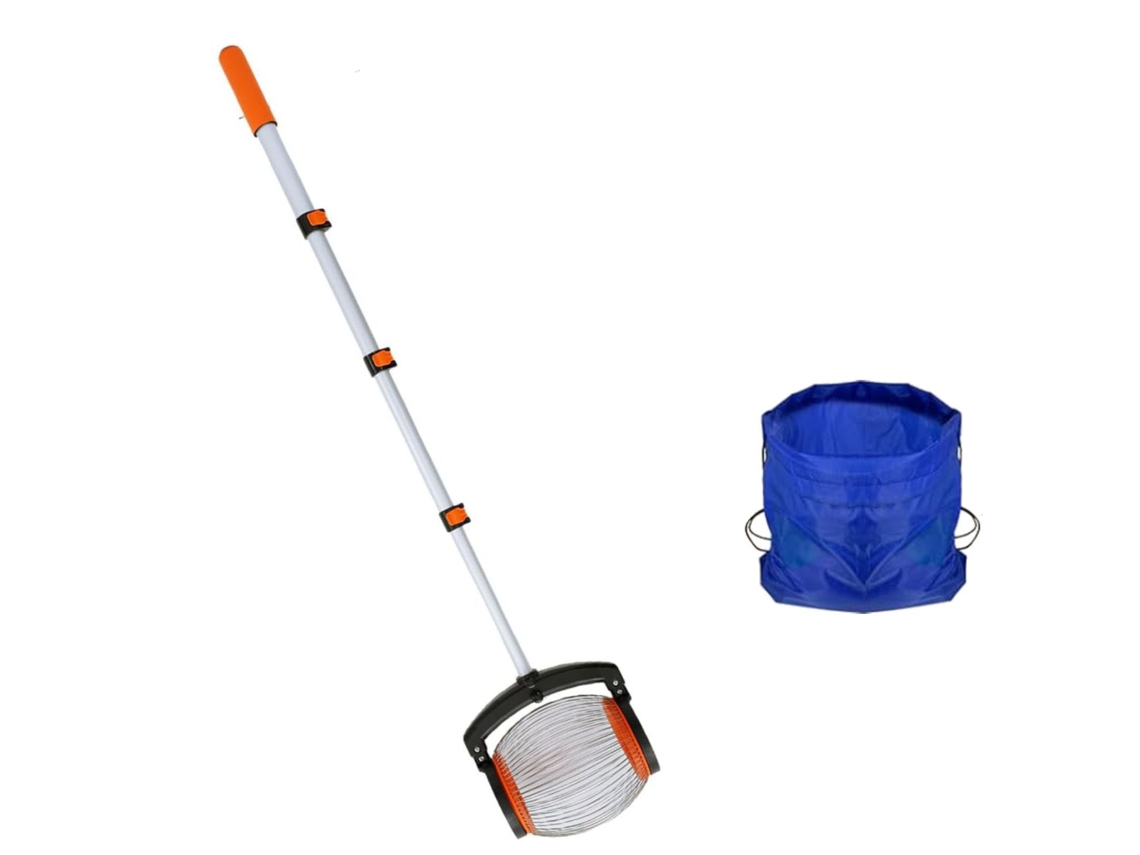 Ferramenta Coletora De Nozes E Bolotas Com Rolo Multifuncional Para 3/4-1,5 Polegadas, Fácil De Coletar Castanhas E Nogueiras