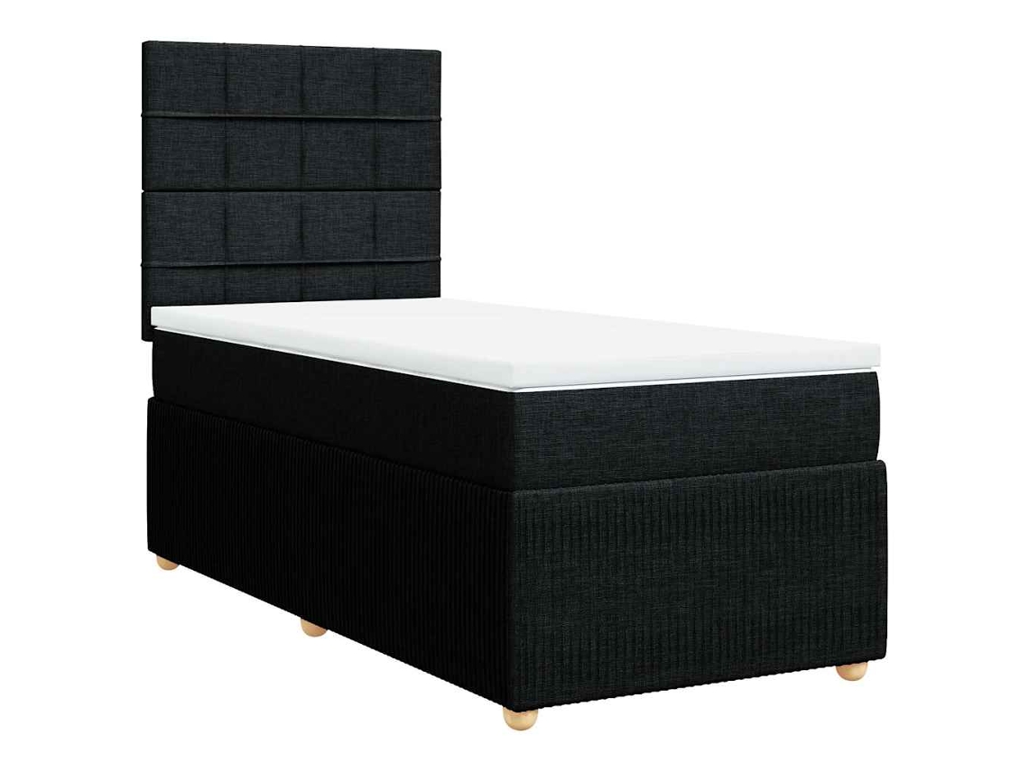Box Spring Bed, Box Spring Beds Vidaxl Preto Tecido (80 X 200 Cm)