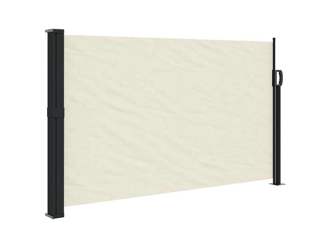 Retractable Side Awning, Retractable Side Awnings Vidaxl Creme Poliéster (117 X 300 Cm)