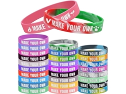 Pulseiras de silicone personalizadas Solarix, pulseiras gravadas com texto e logotipo, pulseiras de identificação.