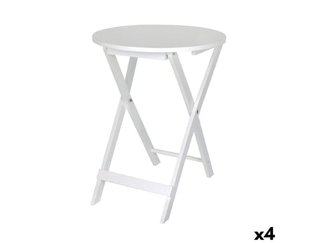 Mesa De Apoio Moblekit Branco 40 X 40 X 49,5 Cm (4 Unidades)