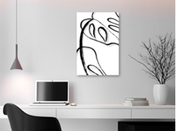 Quadro ARTGEIST White Monstera (1 Part) Vertical (60x90)