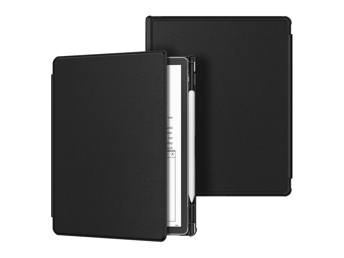 Capa Panoona Para Kindle Scribe Colorsoft 11 Polegadas 2025 Com Compartimento Para Caneta Preto