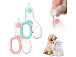 Cortador de unhas LED para animais de estimação