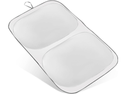 Quebra-sol/protetor contra vento para carros de grande formato, em PVC espesso, com isolamento térmico.