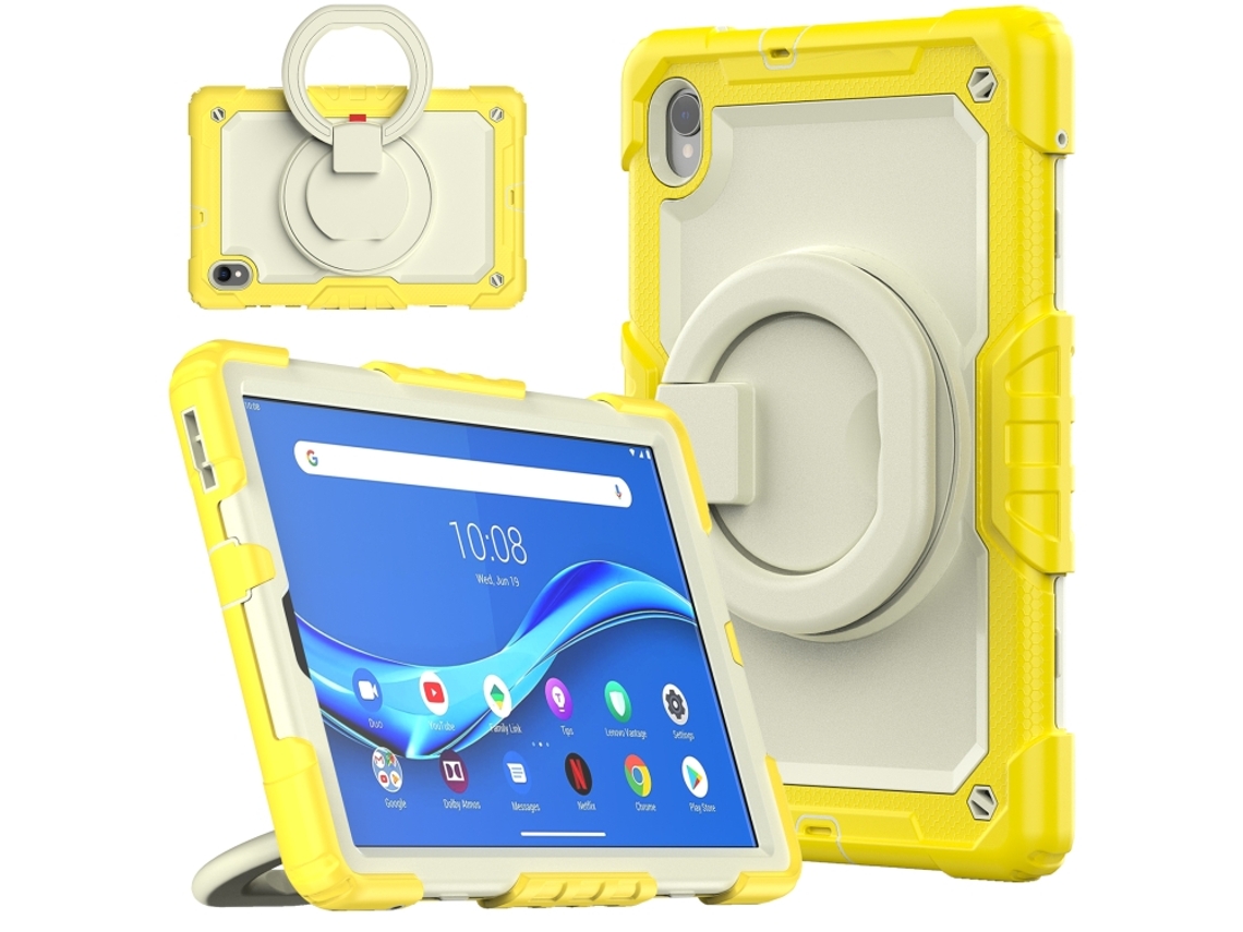 Capa Protetora Híbrida Silicone‑pc Halinuia Para Lenovo M10 Plus X606f
