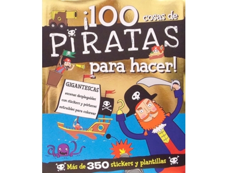 Livro Spiral Bound Activity: ¡100 Cosas De Piratas Para Hacer! de Delivering Ibooks & Design Barcelona (Espanhol)