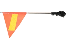 Bandeira de Segurança Refletora para Reboque de Bicicleta Infantil, Patinete Ou Carrinho de Golfe. SFUSHOS