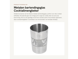 Gelide Escolha - Copo De Bar Vintage Impressão - Aço Inoxidável 304 - Fácil De Limpar - Multifuncional - Capacidade Apropriada - Materiais Duráveis -