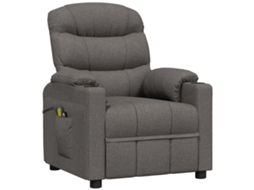 Electric Massage Chair, Electric Massage Chairs Vidaxl Cinzeto Tecido