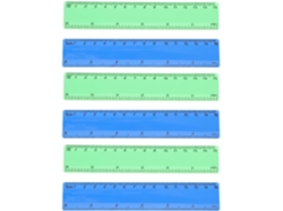 Régua Linear De Pvc Aboofan Com 20 Peças, 0-15 Cm, Medição Precisa E