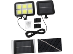 Luminárias De Parede Externas Em Abs Para Jardim, Piscina E Terraço, Com 100 Leds Cob E Cabo De Exte Gokoco