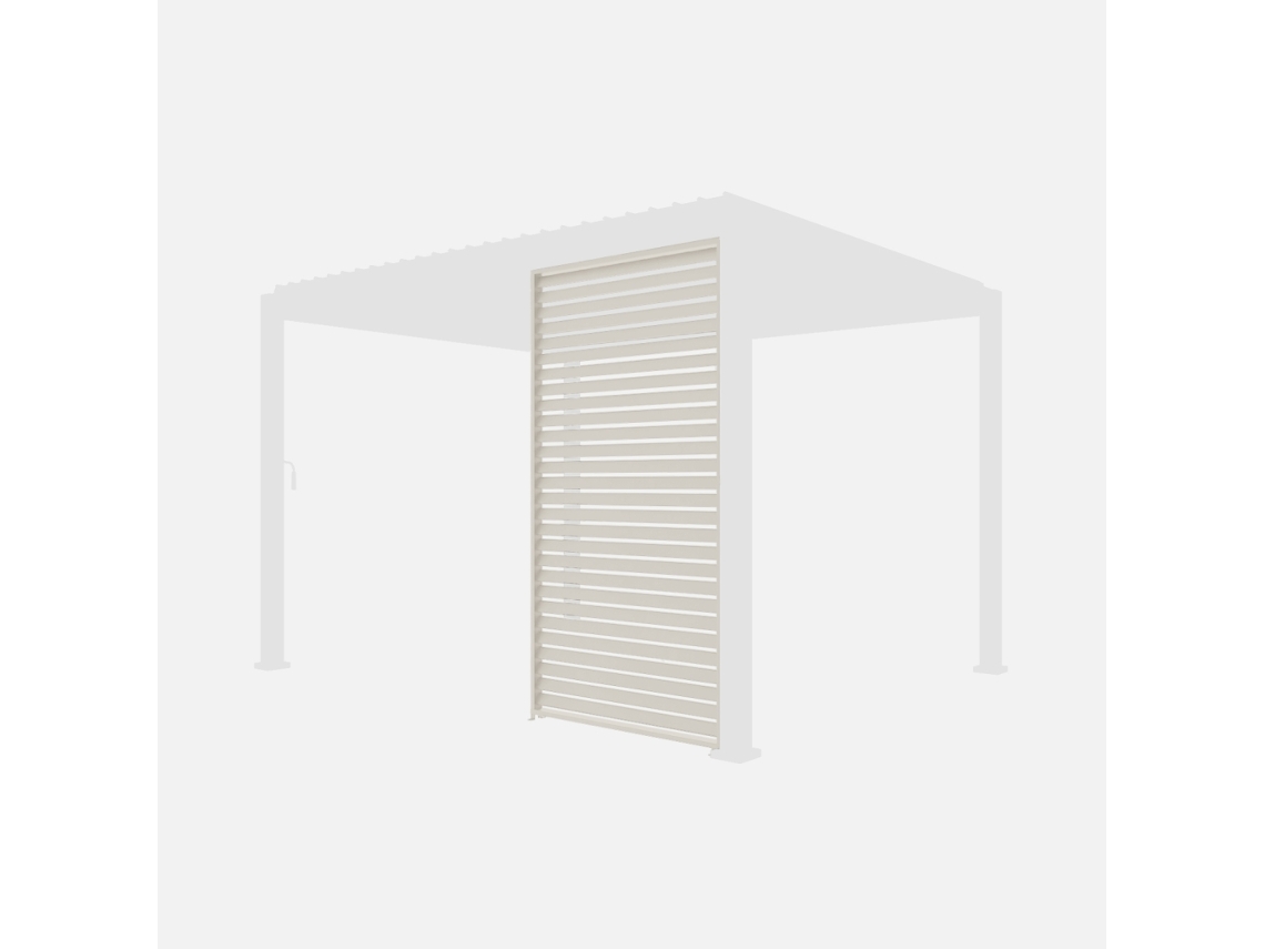 Persianas De Alumínio Para Pérgola, 1.3m, Bege