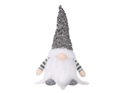Laxiscreed Pack Natalino Com Boneco Rudolf Luminoso E Purpurina Cinzenta Para Decoração Festiva