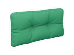 Almofadão para sofás de paletes VIDAXL Verde Tecido (80x40x12 cm)
