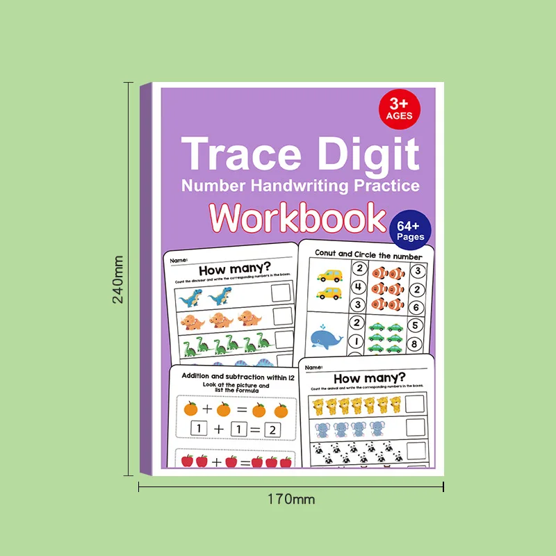 Livro de Exercícios de Matemática: Adição e Subtração para Pré escola e Jardim de Infância. MDUG