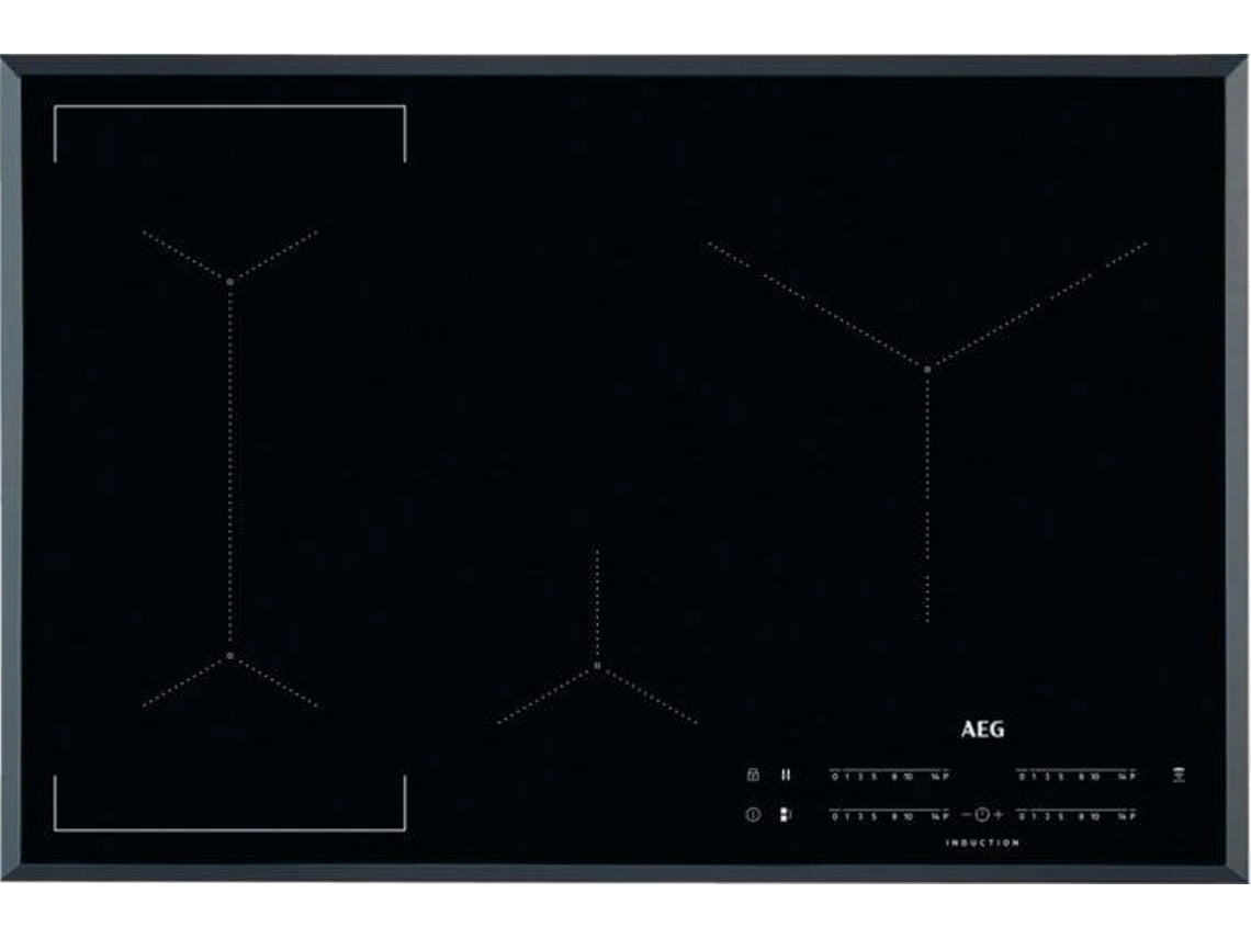 Placa de Indução AEG Hob2Hood IKE84445FB (Elétrica - 78 cm - Preto)