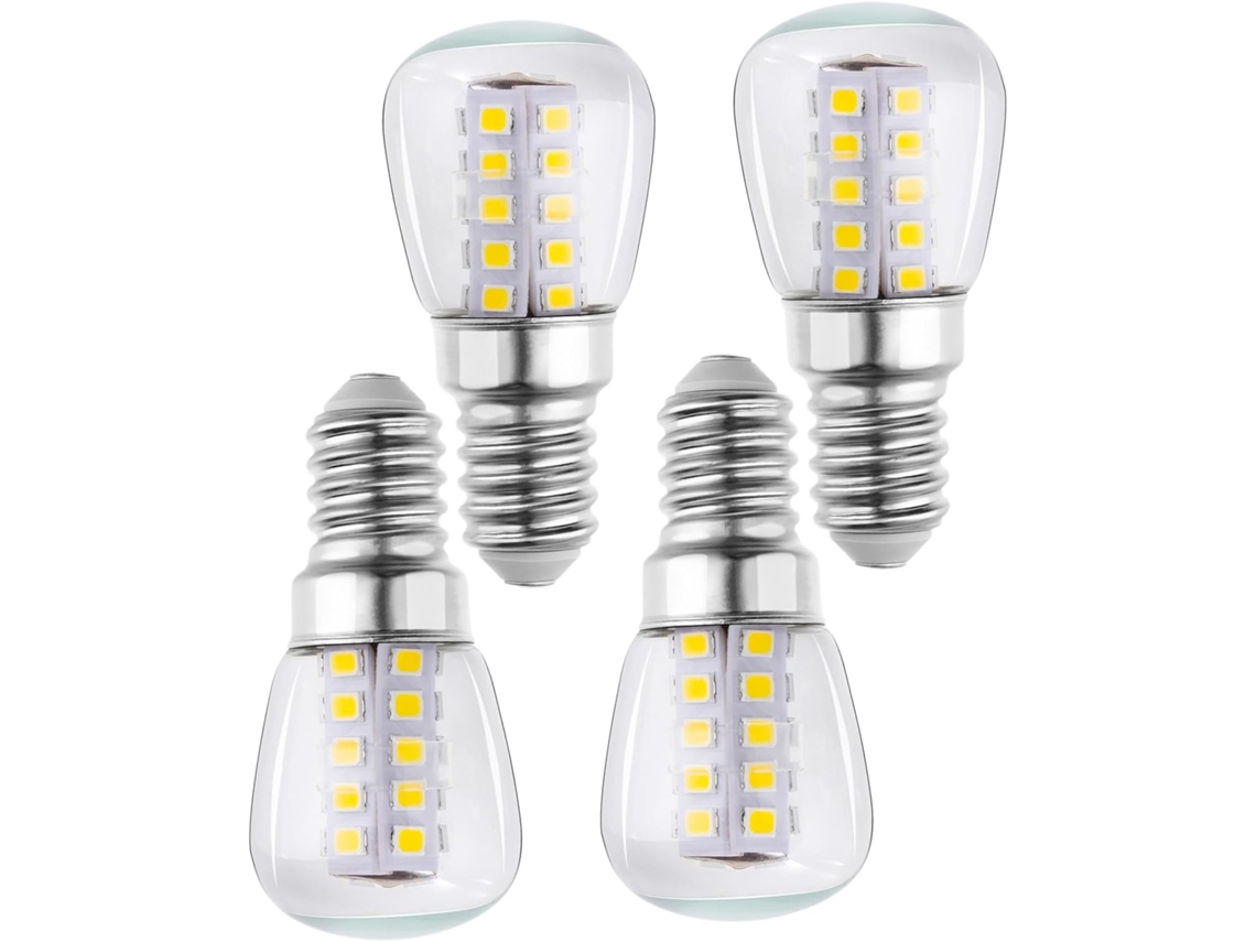 Conjunto De 4 Lâmpadas Led De Baixo Aquecimento Para Geladeira E Máquina De Costura