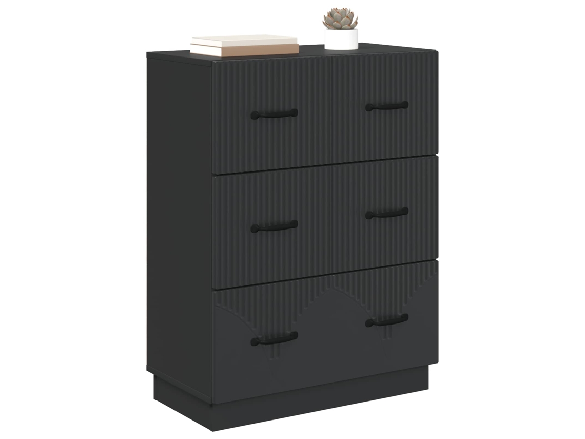 Gabinete de Gavetas Preto 66 X 34,5 X 87 Cm MAISON EXCLUSIVE