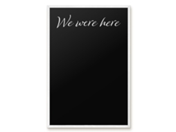 Magnetic Glass Board We Were Here For The Hall Espelharte (40x60 Cm)