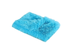 2026 manta para Mascotas Suave Fluffy Caliente de Doble Capa Lavable Microfibra Poliéster XL Azul