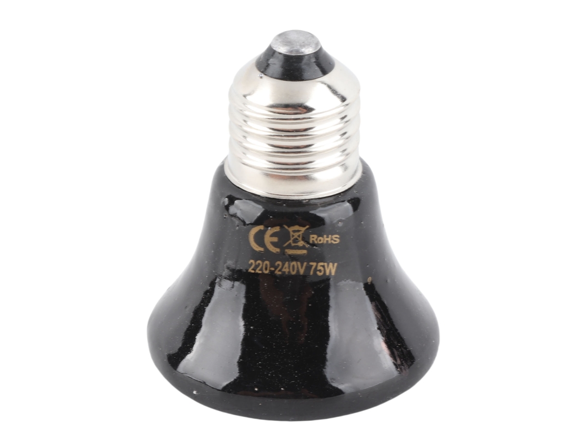 Lâmpada de calor cerâmica mini infravermelha para répteis, anfíbios 220V 240V E27