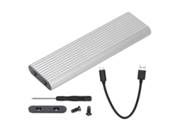 Enclosure Nvme SSD 2TB Suporte Dual Protocol Dissipação Rápida | S/MARCA