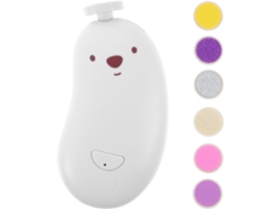 Kit De Manicure Com Lixa De Unha Elétrica Infantil E Cortador De Unhas Elétrico.