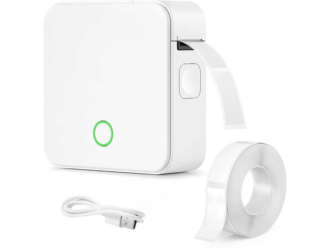 Rotuladora Com Conexão Bluetooth E Impressão Em Abs