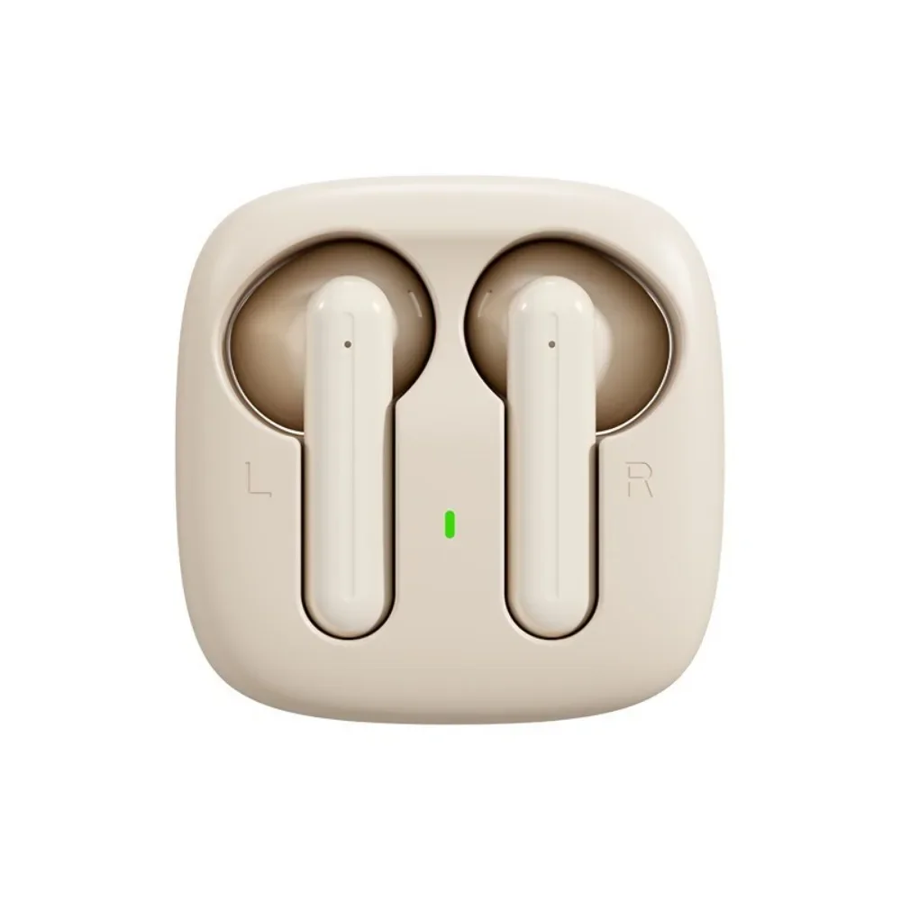 Fones De Ouvido Bluetooth Sem Fio (bege) Com Cordão: Baixa Latência, Qualidade De Som De Alta Definição.