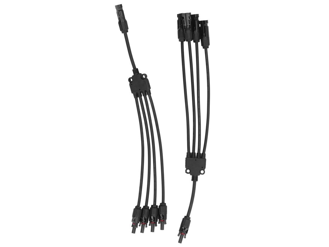 Conector Solar Y De 1 Para 4 Waterproof Laxiscreed Para Uso Ao Ar Livre