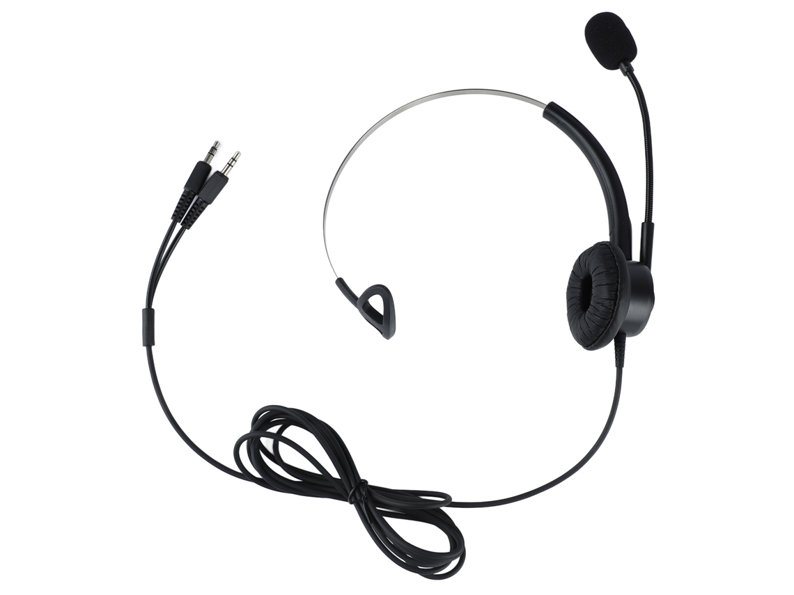 Fone De Ouvido Hd Ajustável Anti-estático 3.5mm
