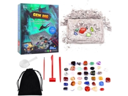 Kit de Mineração de Rochas Brinquedo Educativo para Crianças