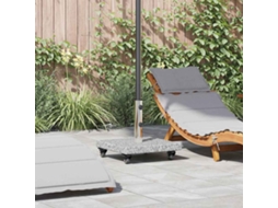 Vidaxl Base Para Chapéu De Sol 30 Kg Cinza Granito Quadrado