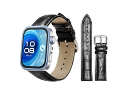 Bracelete para Huawei Band 10 / 9 / 8 Couro com Fivela de Pino e Textura de Bambu Marrom Claro XIAOMOYU (14mm)