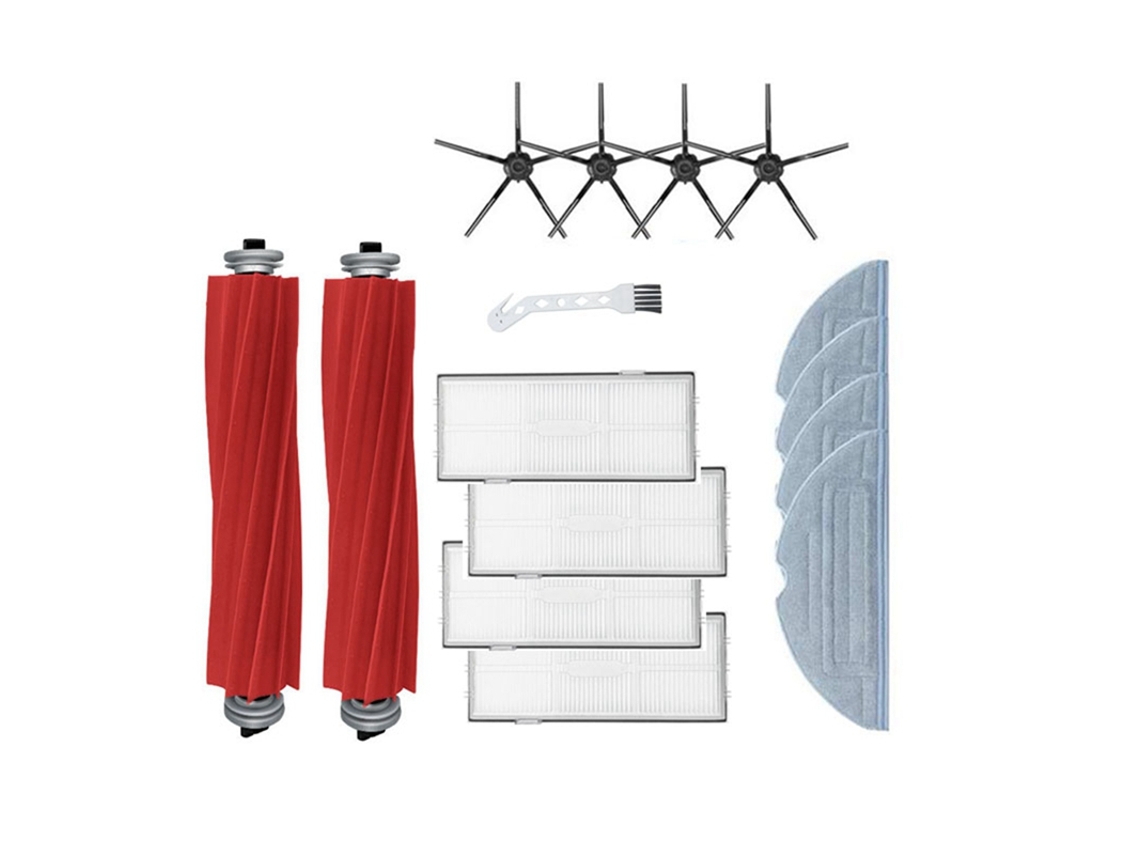Substituição escova principal mop pano filtro hepa escova lateral para xiaomi roborock s7 t7s t7plus acessórios aspirador de pó
