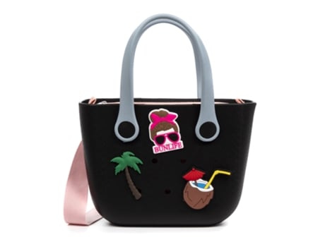 Correia De Mala Cordão De Mulher Libelulla Villaperuccio Charms Personalizáveis Interna Estampada Alças Preto (20)