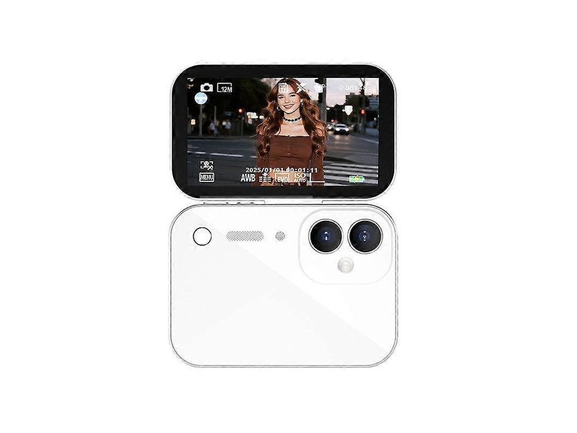 Câmera Digital Retrô Flip Touch D28s De 3 Polegadas E 64 Mp Hd, Compatível Com Música, Filmes E Jogos.