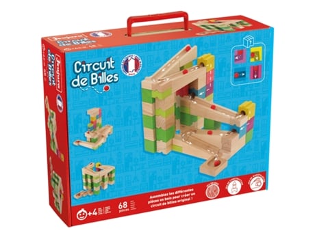 Puzzle JEUJURA Madeira - Bege - 39 x 31 x 11 cm)