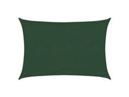 Maison Exclusive - Para-sol Estilo Vela 160 G/m² 3,5x5 M Pead Verde-escuro