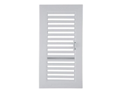 Rejilla vertical 3500in marco y cierre pvc
