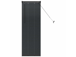 Conjunto 1 Persianas Venecianas Vidaxl Preto Alumínio (130 X 55 Cm)