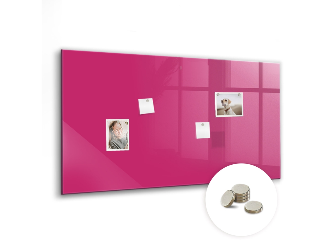 Quadro Magnético Escuro Rosa Para A Sala De Estar Espelharte (120x60 Cm)