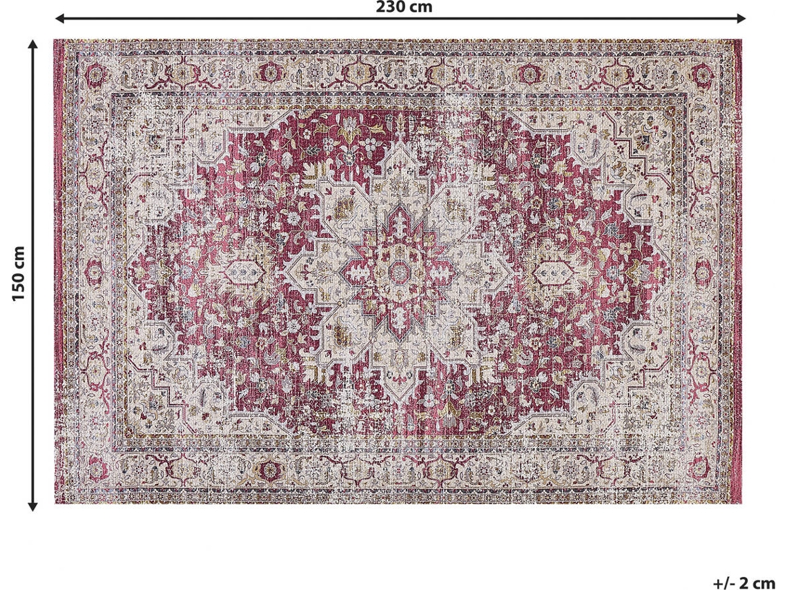 Tapete BELIANI Arhavi (Multicolorido - 230x150x1 cm)