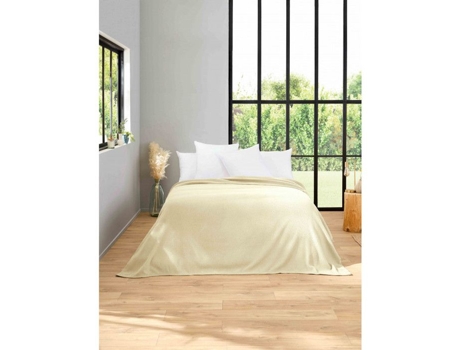 Manta 100% Lã Virgem Pura Champery TOISON D'OR Champery Branqueada 240 X 300 Cm