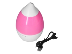 Laxiscreed Umidificador Com Luz Noturna, Alto-falante Bluetooth, Usb E Bateria Interna