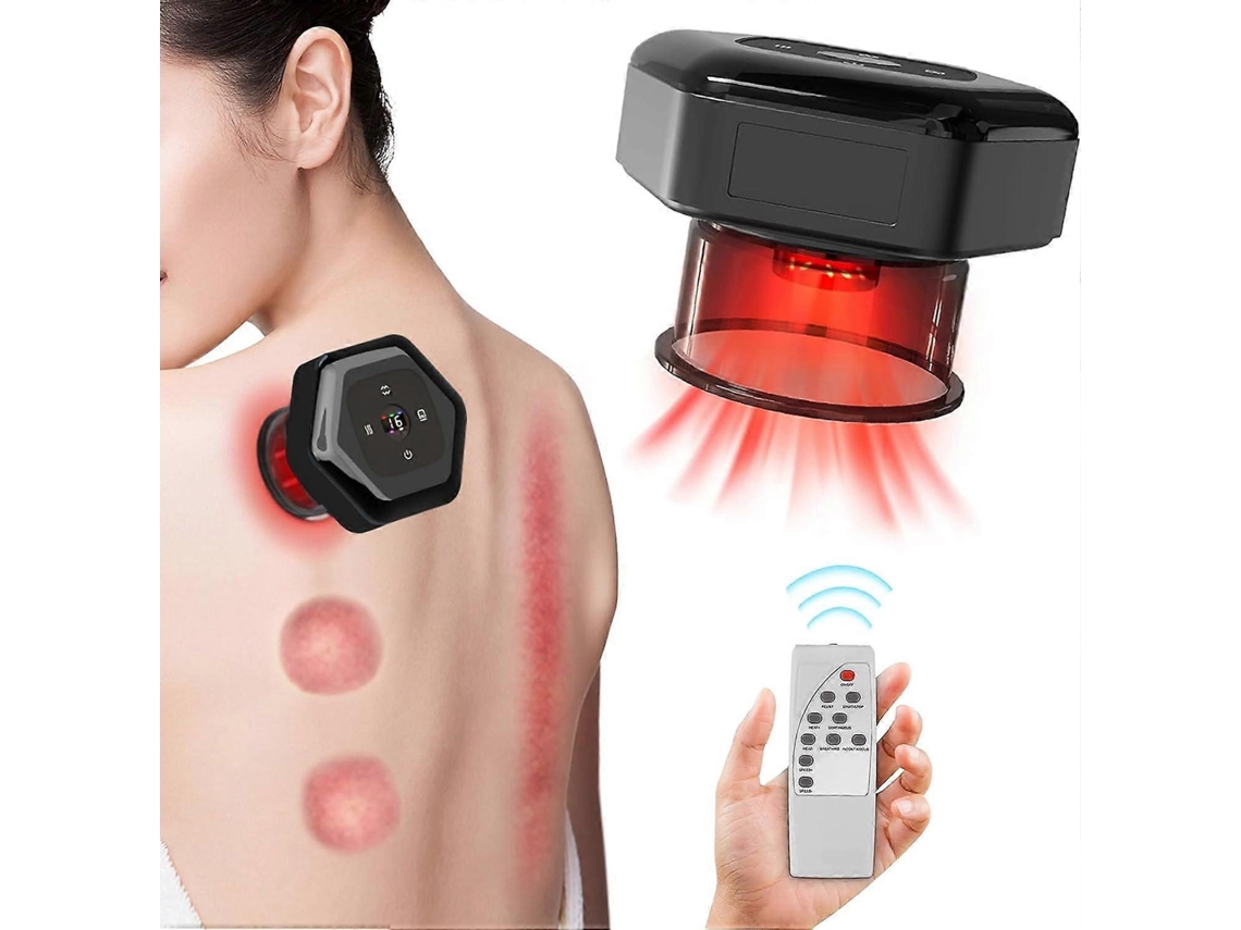 Conjunto de ventosas elétricas PENGDSJE 4 em 1 com terapia a vácuo para massagem anticelulite