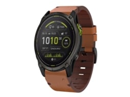 Bracelete para Garmin Enduro 3 XIAOMOYU em Couro com Fivela de Aço (26mm) Marrom