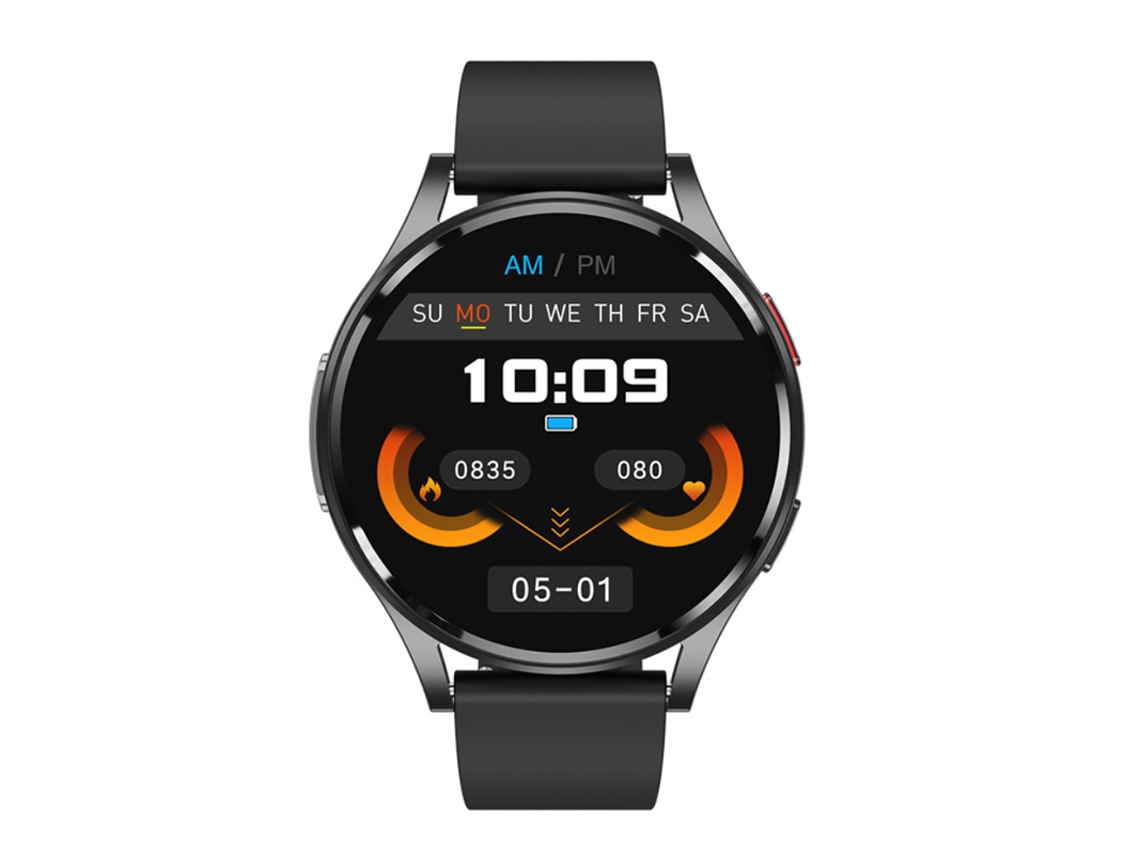 Smartwatch Com Chamada Bluetooth, Reprodução De Música, Alertas E Monitor Ecg, Preto, Jytgalx